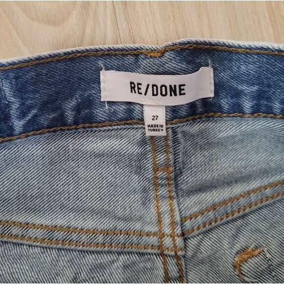 RE/DONE 70s High Rise Skinny Boot in Opal Indigo Size 27 - Picture 6 of 12